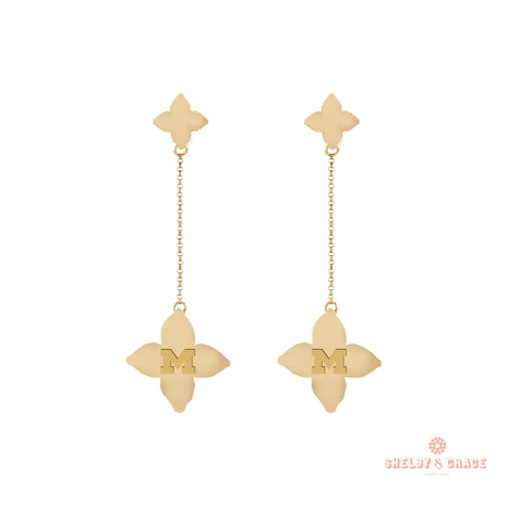 Michigan Wolverines Sunny Earrings