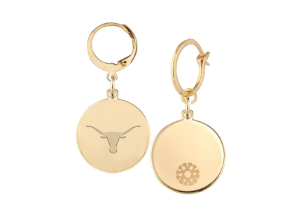 Texas Long Horns Alex Earrings