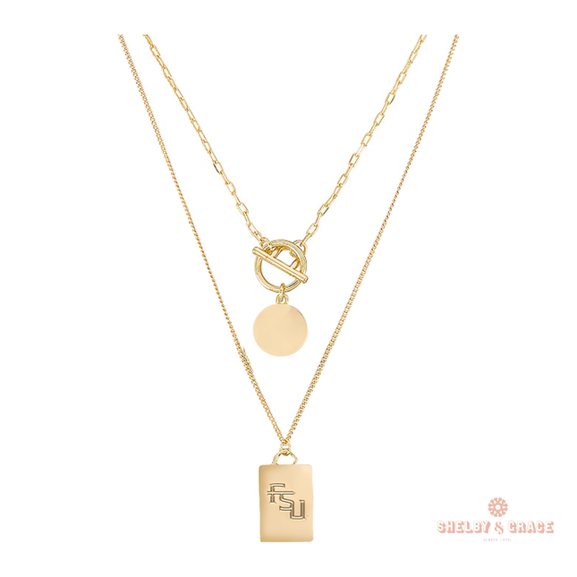 Florida State Seminoles Jillybean Necklace