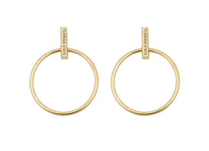 Florida State Seminoles Holly Earrings