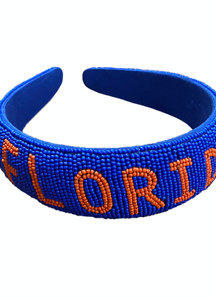 Florida Gators Hand beaded Headband