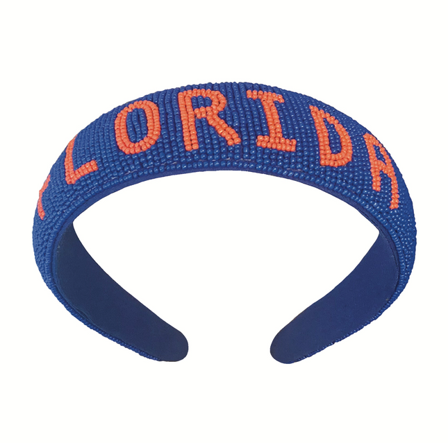 Florida Gators Hand beaded Headband
