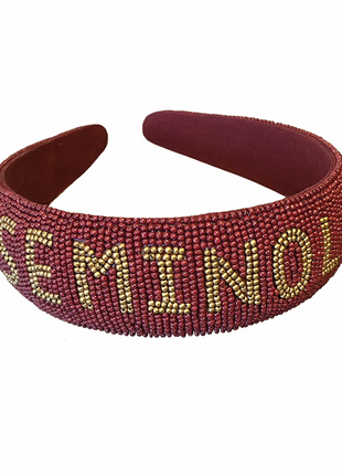 Florida State Seminoles Hand Beaded Headband