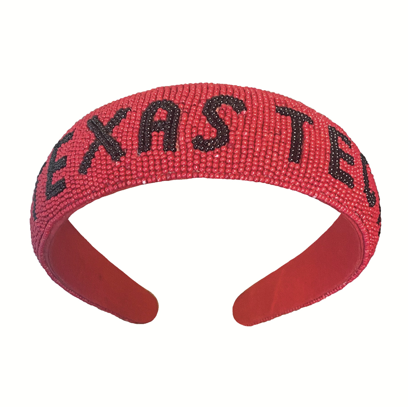 Texas Tech Hand Beaded Headband