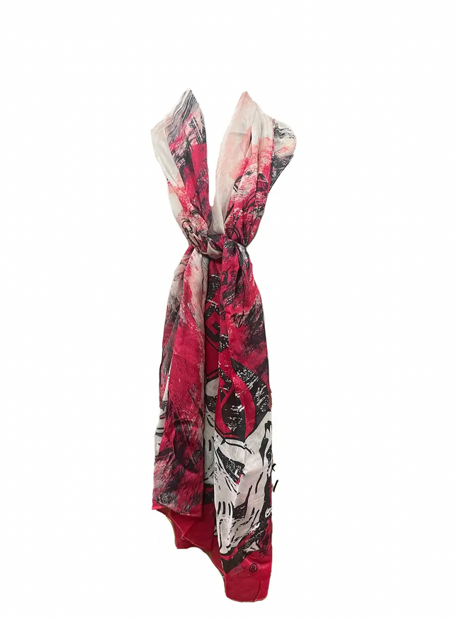 Georgia Bulldogs Watercolor Scarf