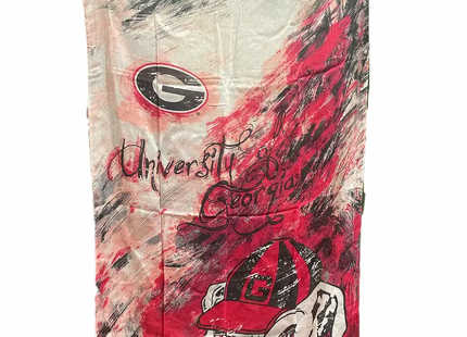 Georgia Bulldogs Watercolor Scarf