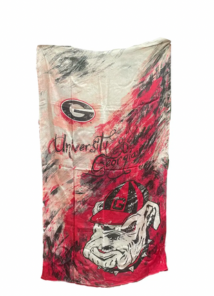 Georgia Bulldogs Watercolor Scarf