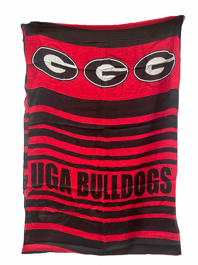 Georgia Bulldogs Sheer Print Infinity Scarf