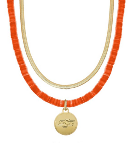 Oklahoma State Maeve Necklace