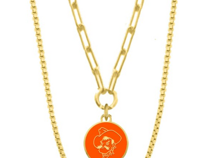 Oklahoma State Congo Necklace