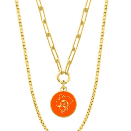 Oklahoma State Congo Necklace
