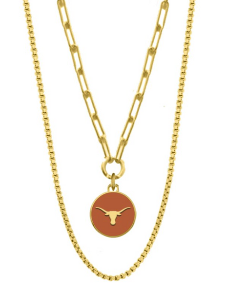 Texas Longhorns Congo Necklace