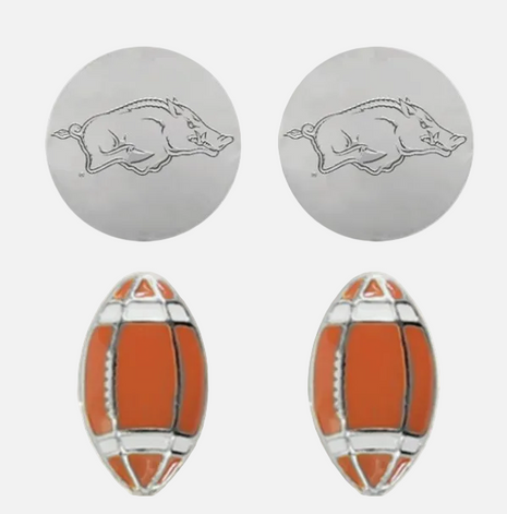 Arkansas Razorbacks Football Stud Set