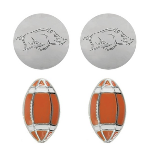 Arkansas Razorbacks Football Stud Set