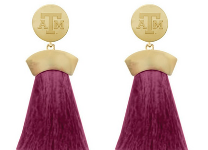 Texas A&M Ella Earrings Gold