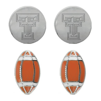 Texas Tech Football Stud Set