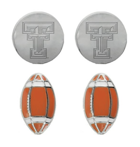 Texas Tech Football Stud Set