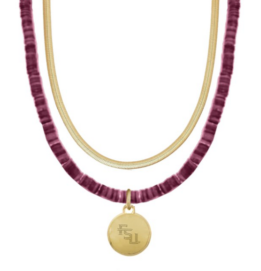Florida State Maeve Necklace Gold