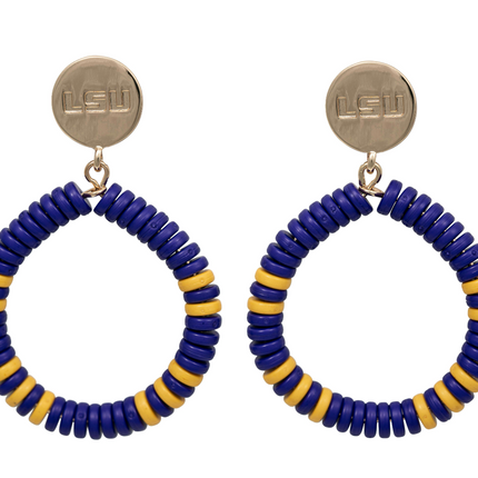 LSU Raya Earrings