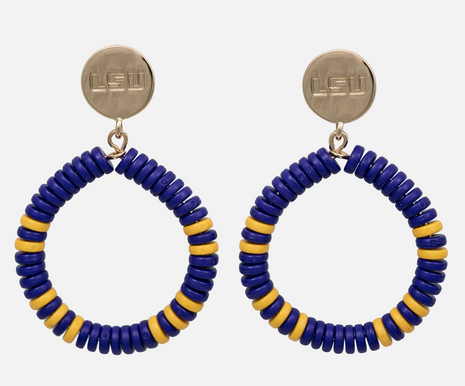 LSU Raya Earrings