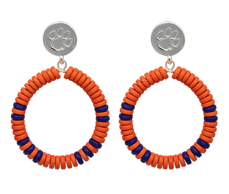 Clemson Tigers Raya Earrings