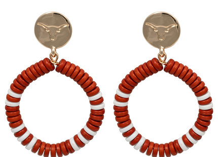 Texas Longhorns Raya Earrings