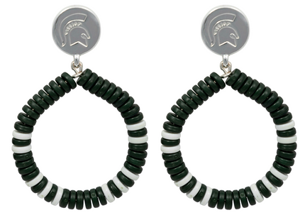 Michigan State Raya Earrings
