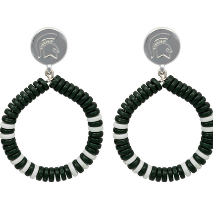Michigan State Raya Earrings