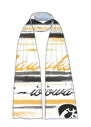 Iowa Hawkeyes Wave Scarf