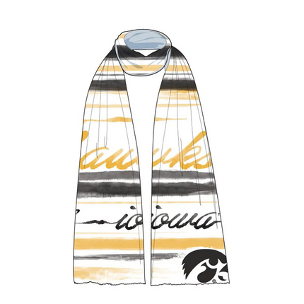 Iowa Hawkeyes Wave Scarf