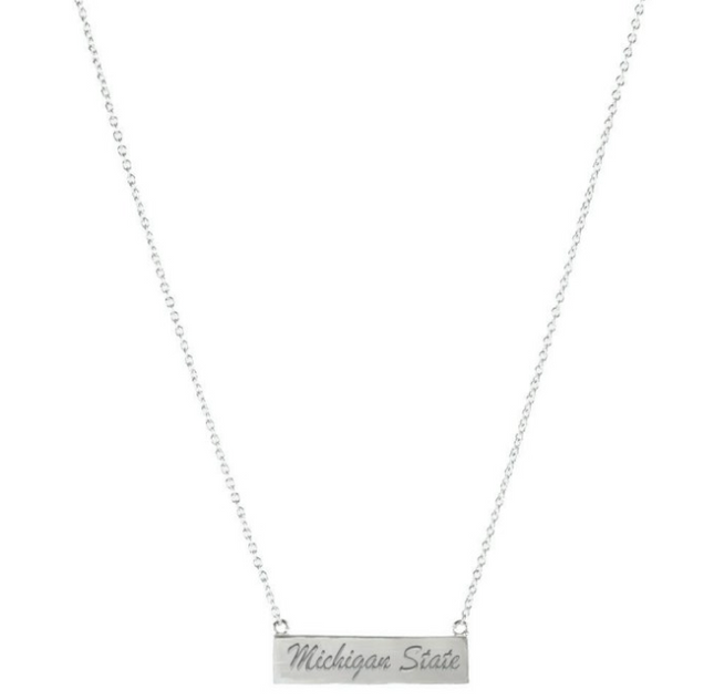 Michigan State Spartans Valentina Necklace