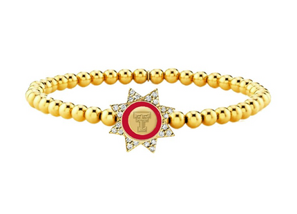 Texas Tech Begonia Bracelet