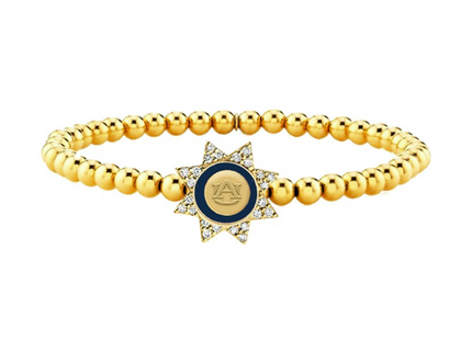 Auburn Tigers Begonia Bracelet