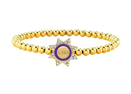 LSU Tigers Begonia Bracelet