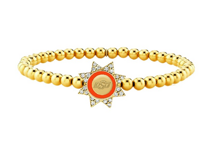Oklahoma State Cowboys Begonia Bracelet