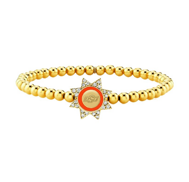 Oklahoma State Cowboys Begonia Bracelet