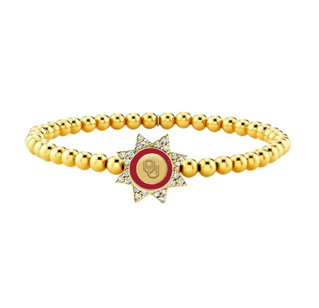 Oklahoma Sooners Begonia Bracelet
