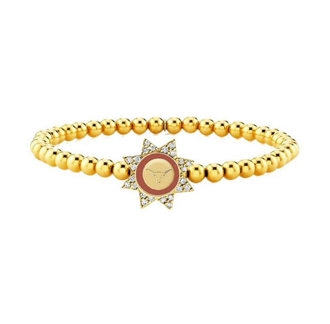 Texas Longhorns Begonia Bracelet