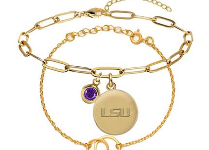 LSU Tigers Jacaranda Bracelet