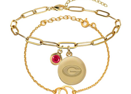 Georgia Bulldogs Jacaranda Bracelet