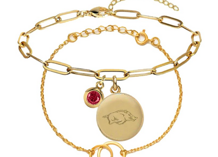 Arkansas Razorbacks Jacaranda Bracelet