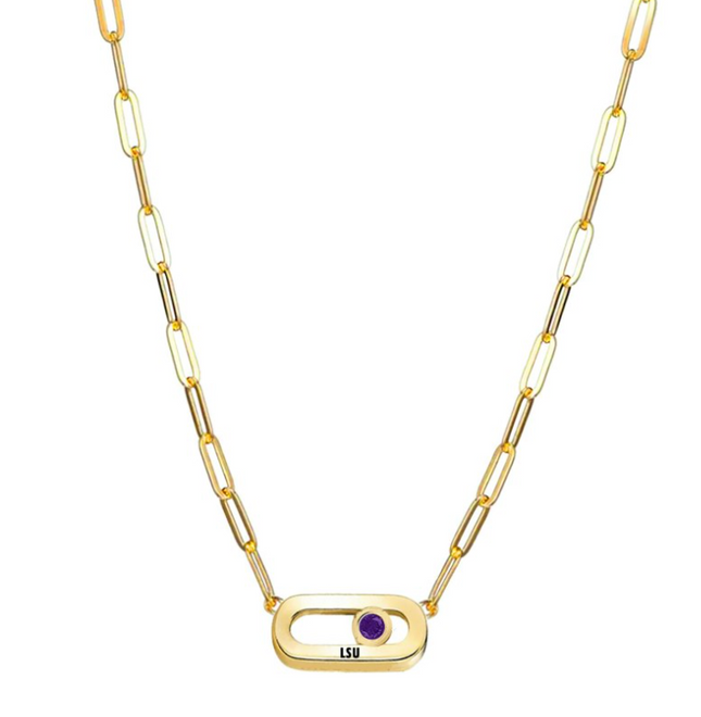 LSU Tigers Winterberry Necklace