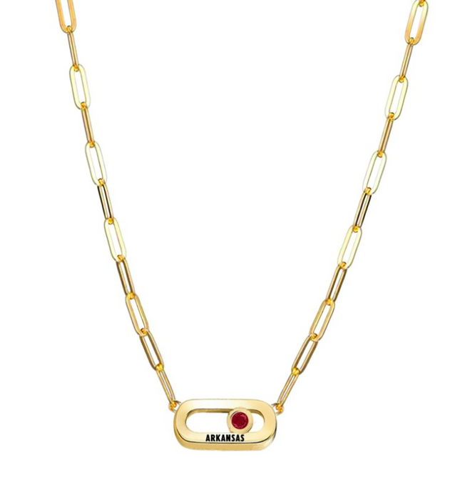 Arkansas Razorbacks Winterberry Necklace