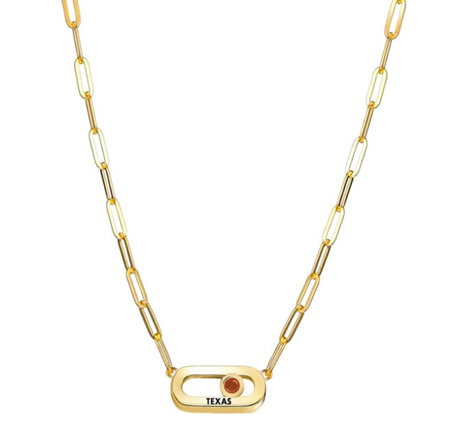 Texas Longhorns Winterberry Necklace