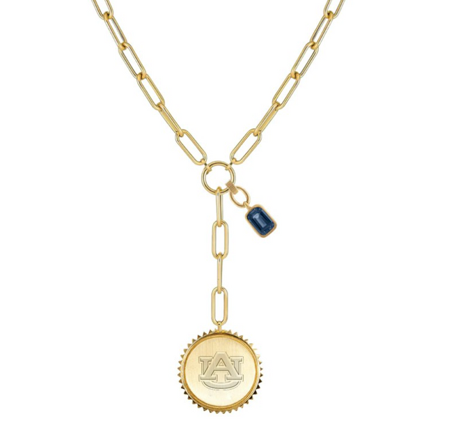 Auburn Tigers Sedum Necklace