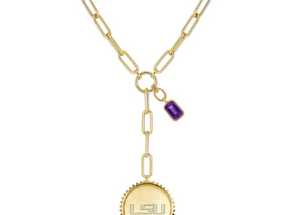 LSU Tigers Sedum Necklace