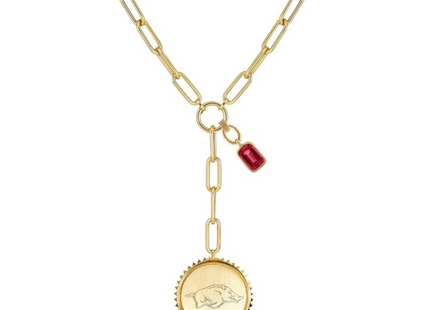 Arkansas Razorbacks Sedum Necklace