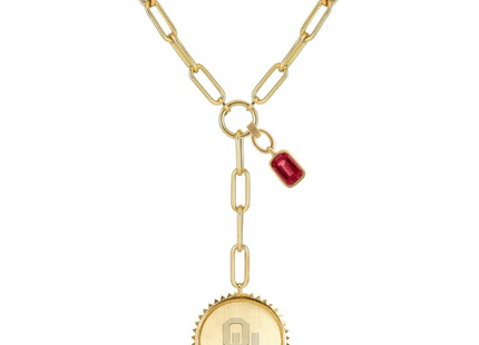 Oklahoma Sooners Sedum Necklace