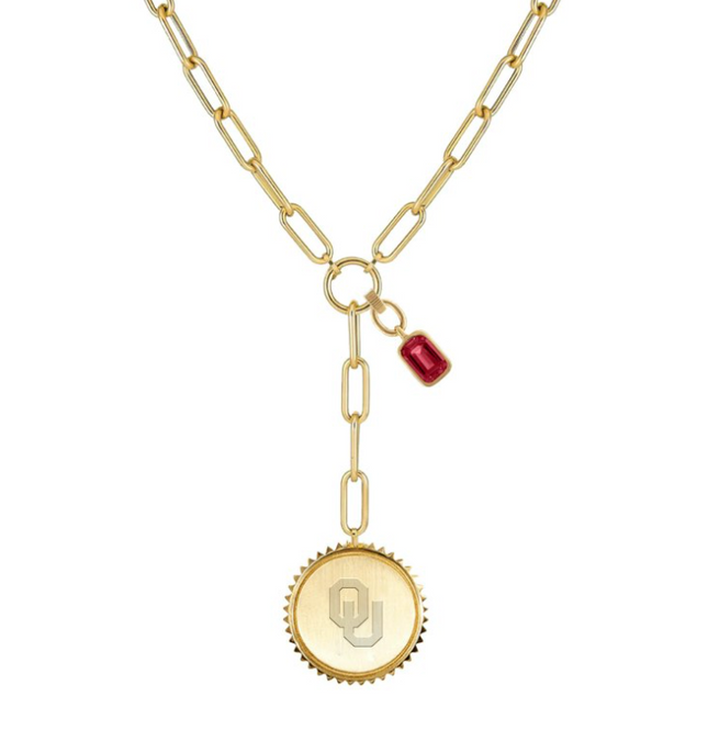 Oklahoma Sooners Sedum Necklace