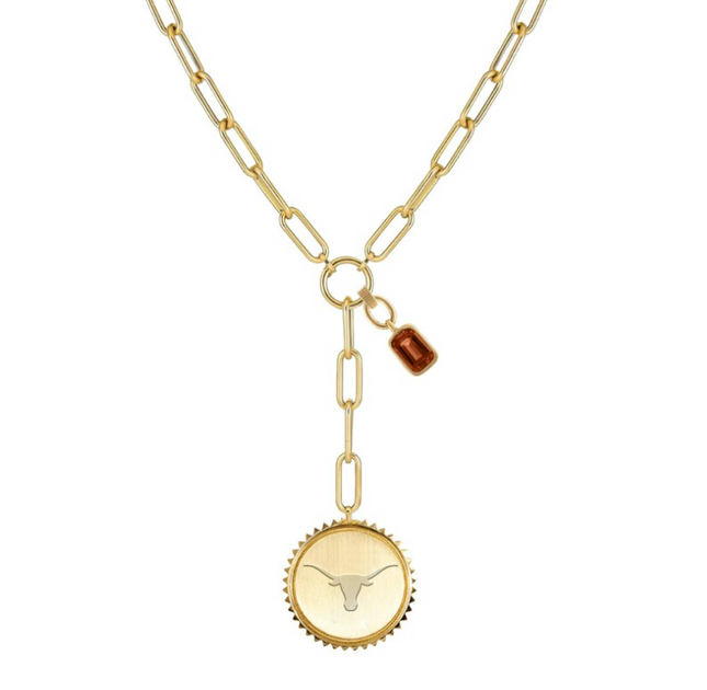 Texas Longhorns Sedum Necklace